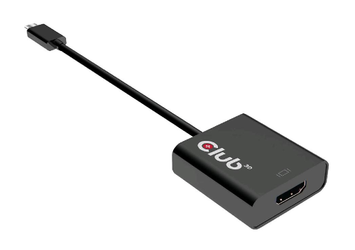 CLUB3D ADATTATORE USB TYPE-C 3.1 GEN 1 TO HDMI 2.0 4K 60HZ HDR ACTIVE BLACK